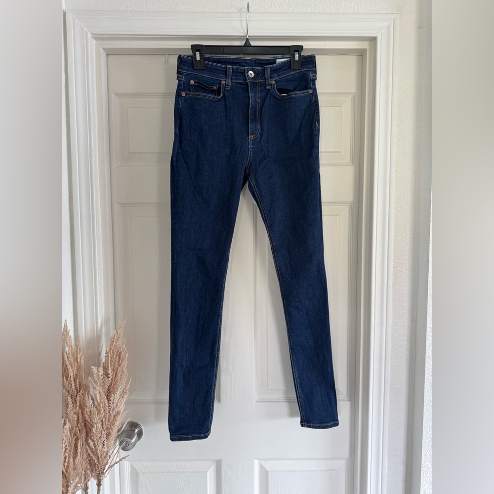 Rag & Bone Nina High-Rise Skinny Jeans, Size 26, Dark Wash - Picture 9 of 15